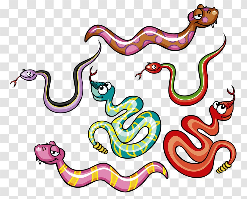 Snake Cartoon Clip Art - Symbol Transparent PNG
