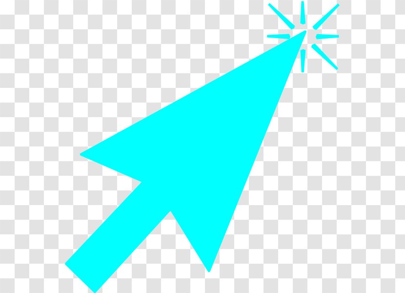 Angle Aqua - Triangle - Azure Blue Transparent PNG