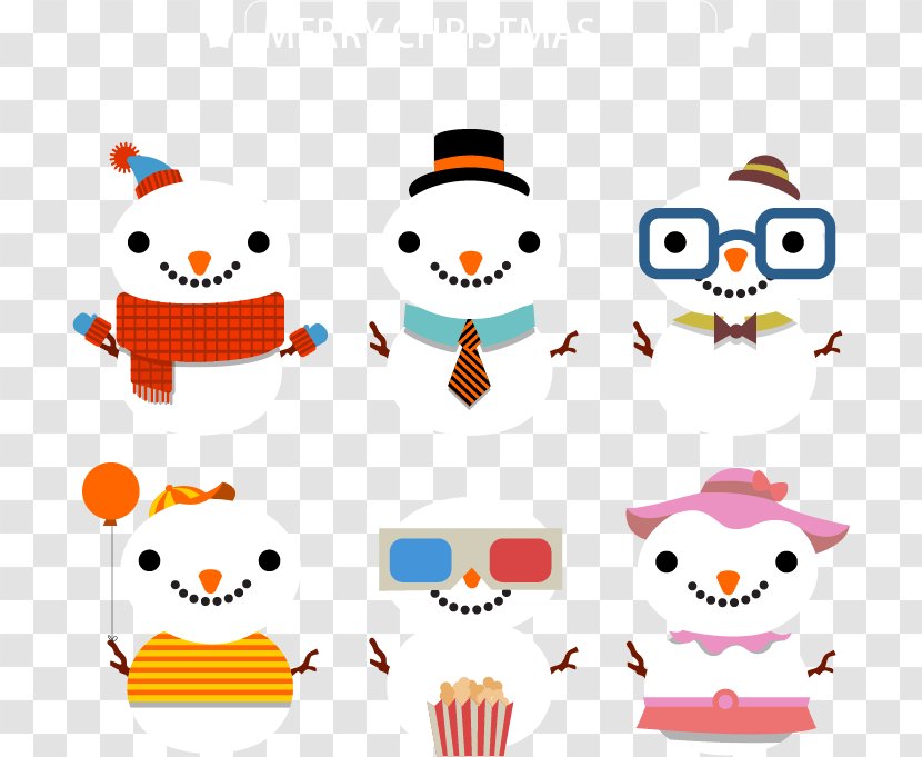 Snowman Hat - Six Transparent PNG