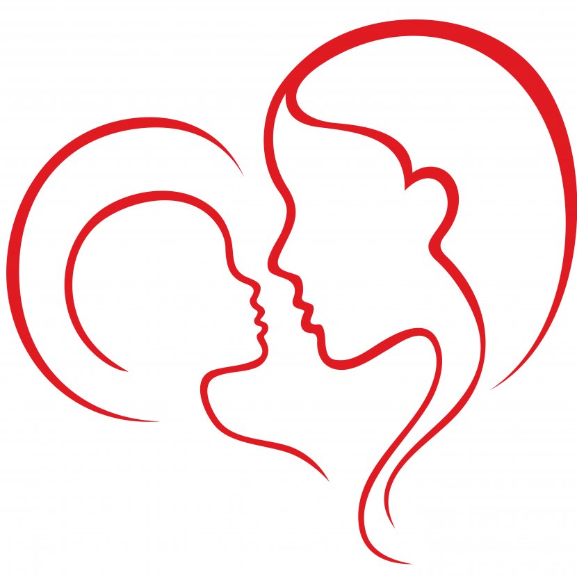 Mother Child Infant Clip Art - Heart - Mothers Day Transparent PNG