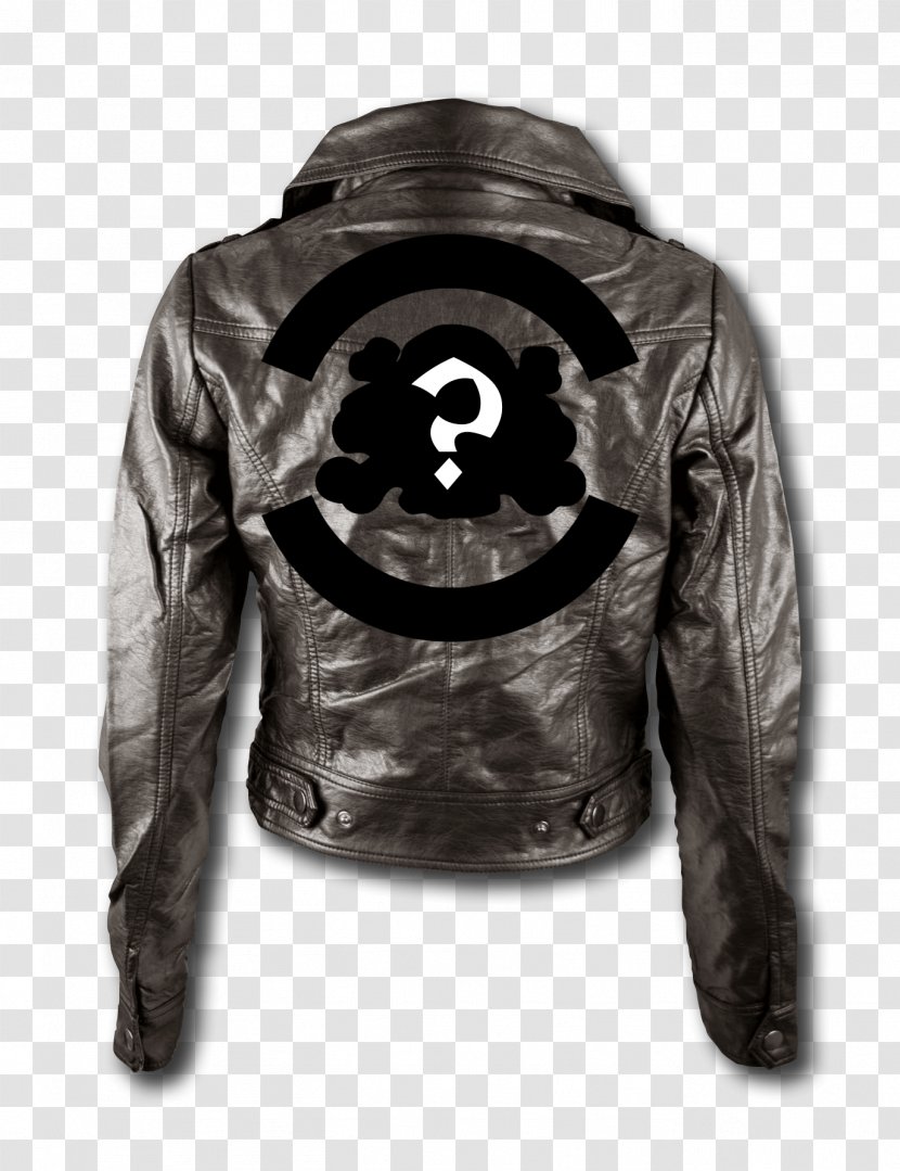 Leather Jacket Hoodie Fringe - Shrug - Biker Patch Transparent PNG