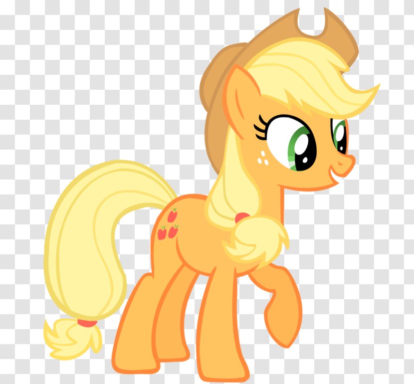 Applejack My Little Pony Rainbow Dash - Orange Transparent PNG