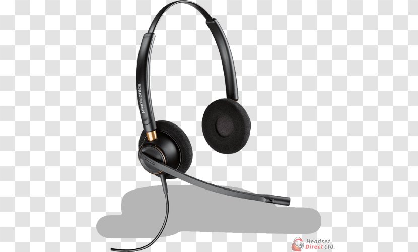 Headset Plantronics EncorePro HW520 Noise-cancelling Headphones Noise-canceling Microphone HW510 - Wireless 12 Transparent PNG