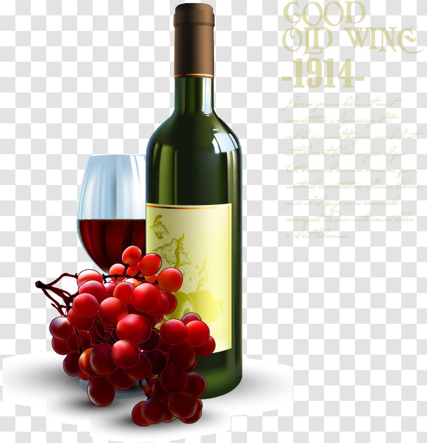 Wine Label Grape Vintage - Still Life Photography - Vector Posters Transparent PNG