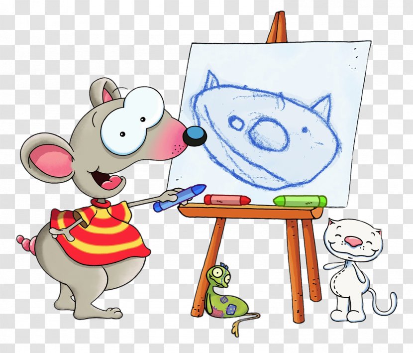 Drawing Animation Child Funny Bunny Coloring Book - Television Show Transparent PNG