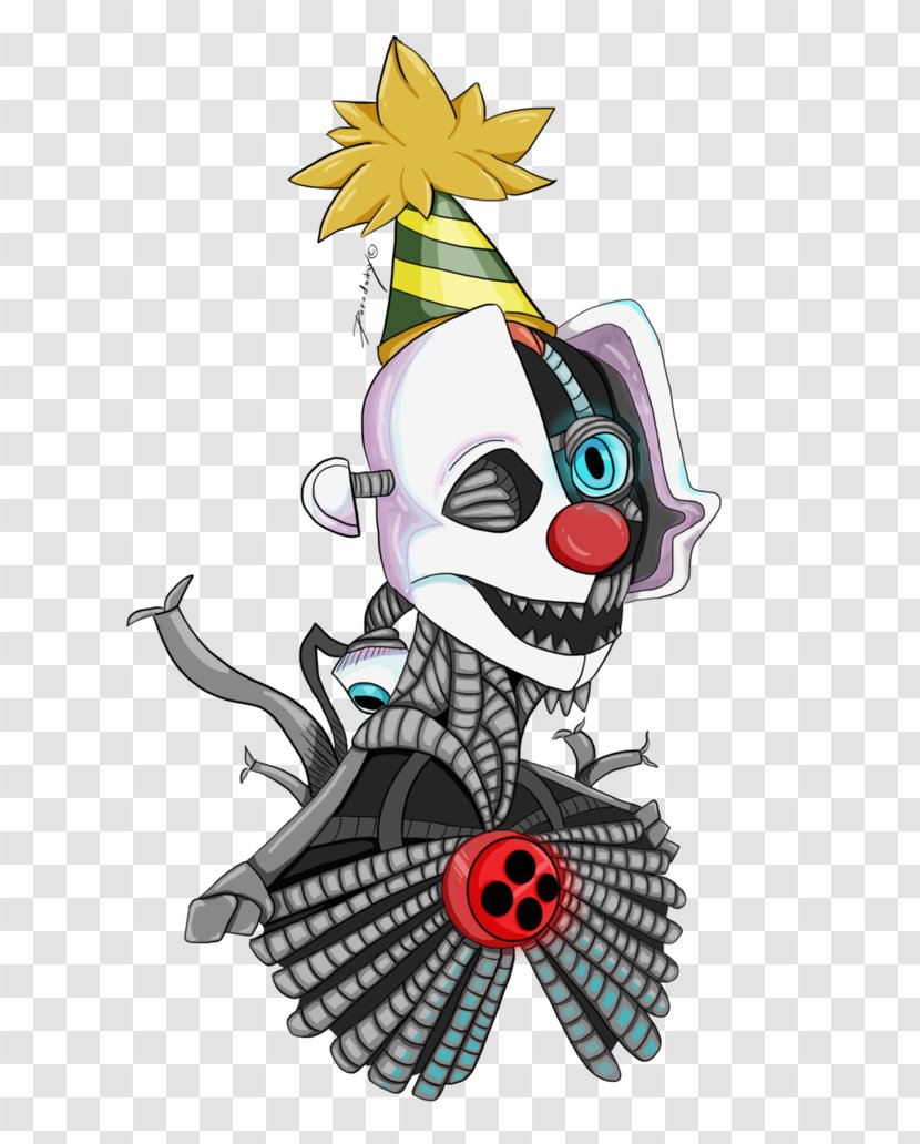 Five Nights At Freddy's: Sister Location Clown Fan Art - Flower Transparent PNG