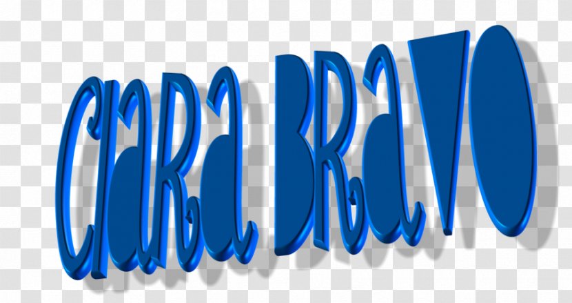 Logo Brand Font - Blue - Ciara Bravo Transparent PNG