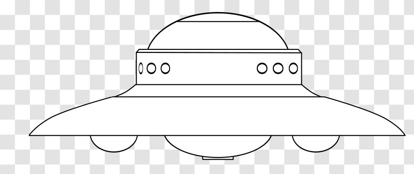 Brand Black And White - Rectangle - Stick Figure Ufo Transparent PNG