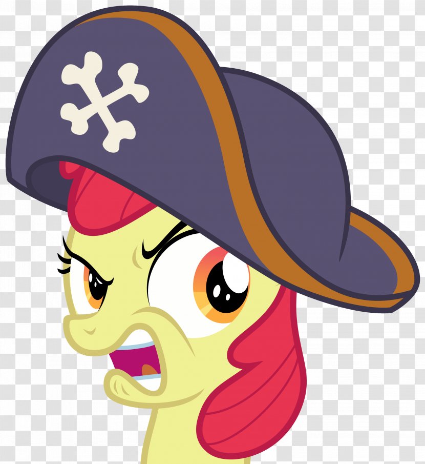 Apple Bloom Pinkie Pie My Little Pony: Friendship Is Magic - Piracy - Season 7 Hard To Say AnythingPirate Hat Transparent PNG