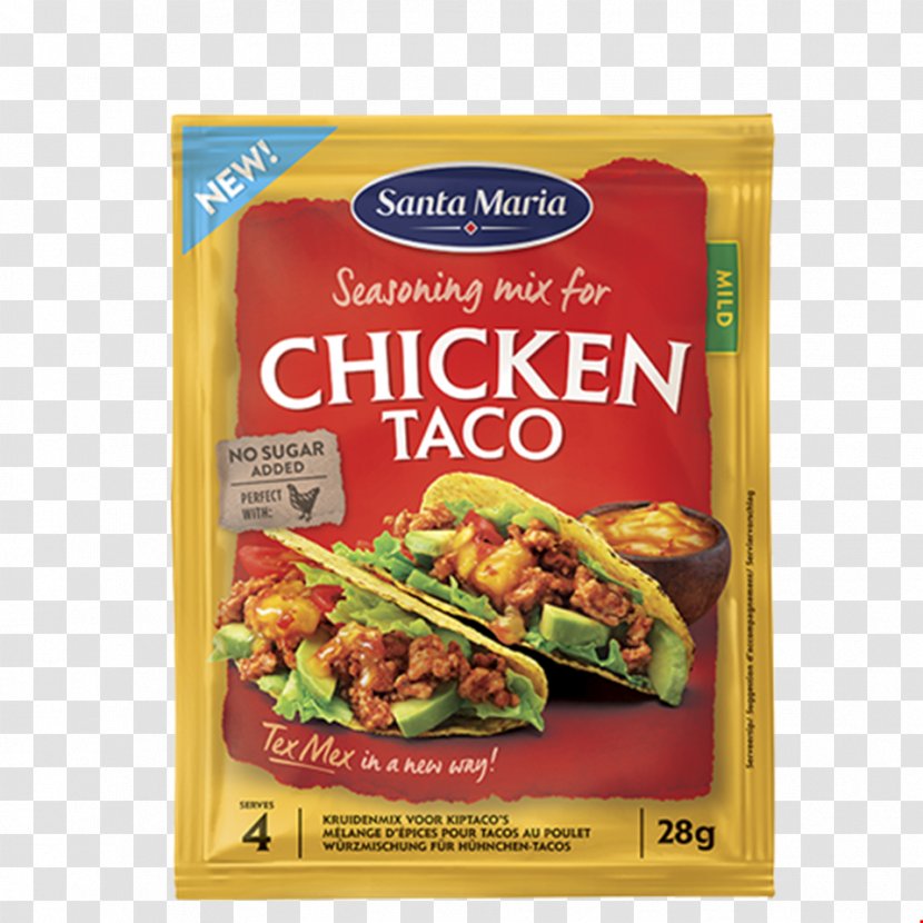 Taco Salsa Vegetarian Cuisine Spice Mix Seasoning - Dish - Tex Mex Transparent PNG