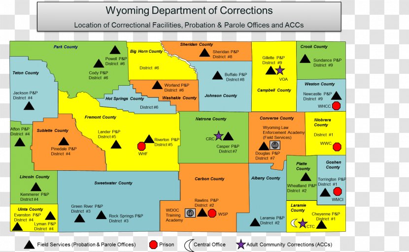 Wyoming Department Of Corrections Prison Community Based - Georgia Supervision - United States Transparent PNG