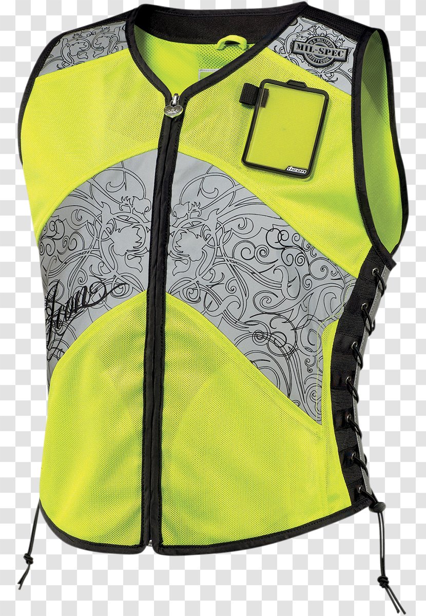 T-shirt Waistcoat Clothing Gilets Motorcycle - Personal Protective Equipment Transparent PNG
