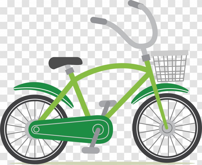 Road Bicycle Batavus Cycling Utility - Rim - Green Frame Bike Transparent PNG