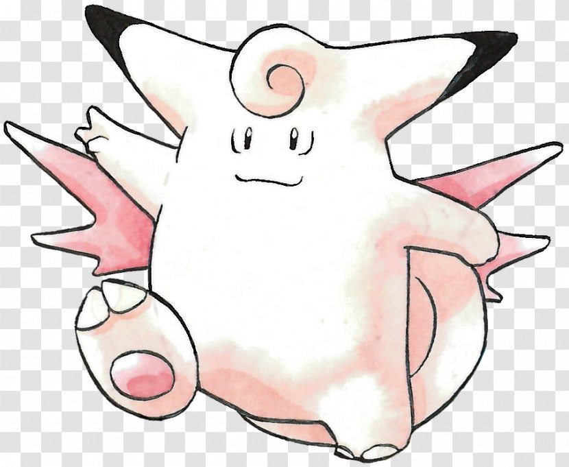 Pokémon Red And Blue Clefable Clefairy Whiskers - Tree - FABLES Transparent PNG