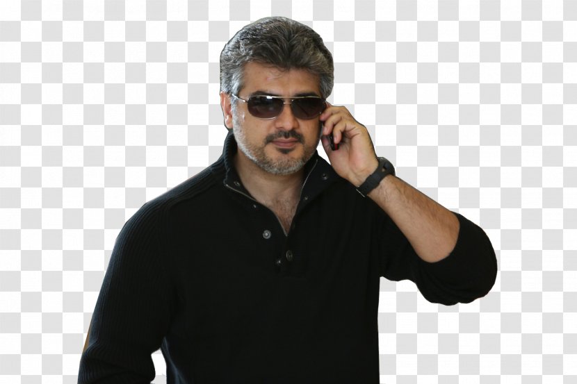 Ajith Kumar Thalapathi Actor High-definition Video Film - Neck Transparent PNG