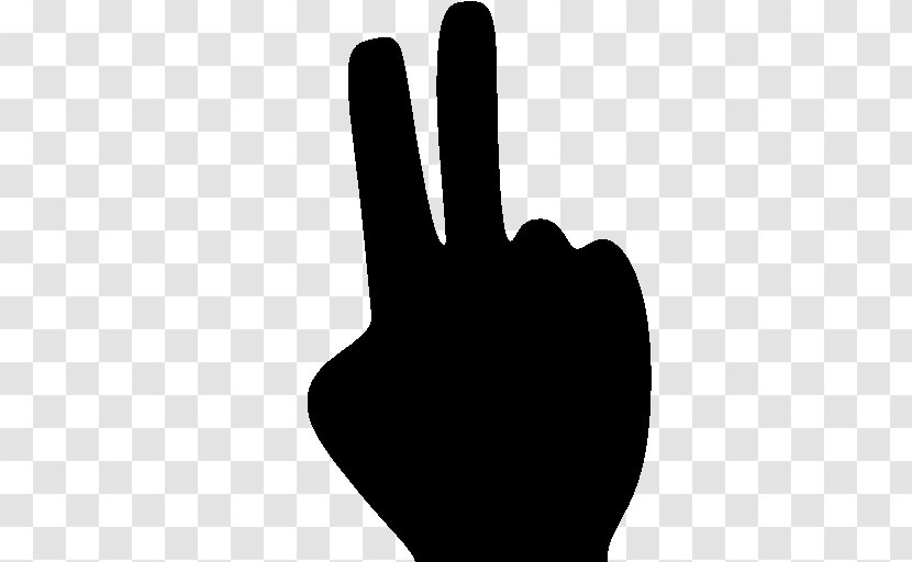Finger Read - V Sign - Fingers Transparent PNG