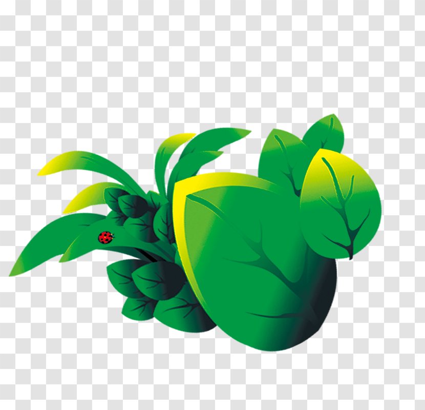 Cartoon Leaf - Animation - Green Leaves Transparent PNG