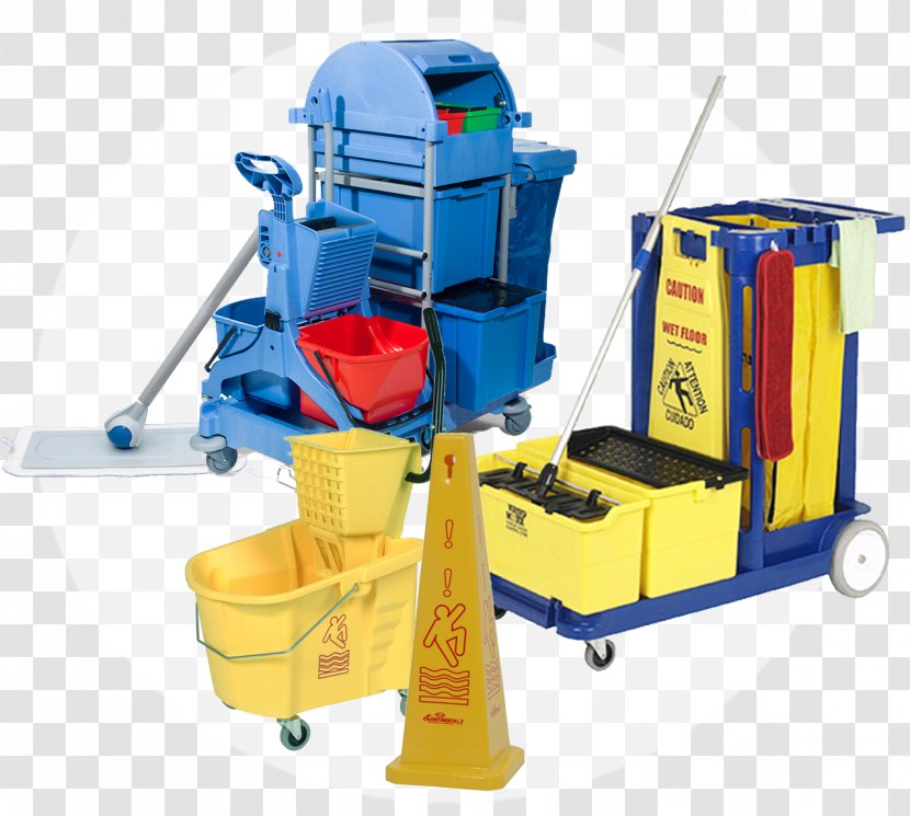 Janitor Mop Bucket Cart Vacuum Cleaner Cleaning - Tool - Facility Maintenance Transparent PNG