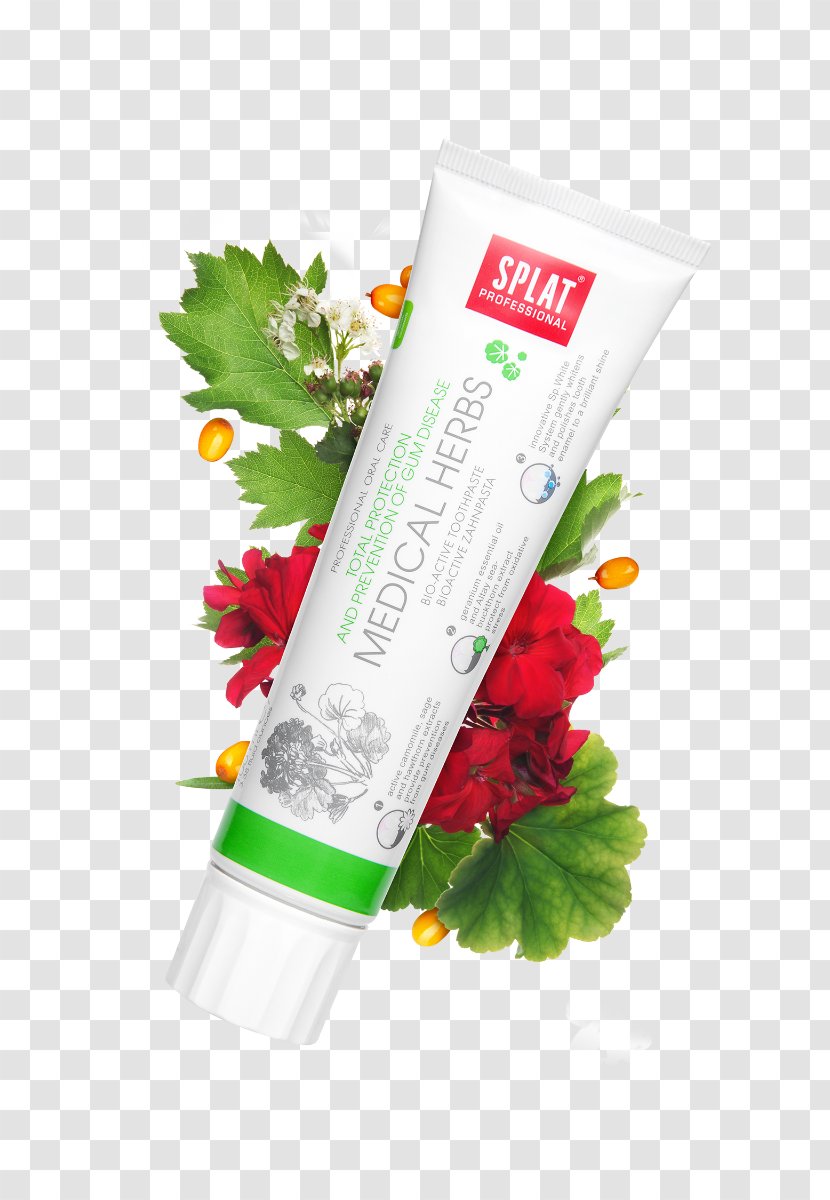 Toothpaste Splat-Cosmetica Herb KLORANE Force Tri-Active 100 Ml - Food Transparent PNG