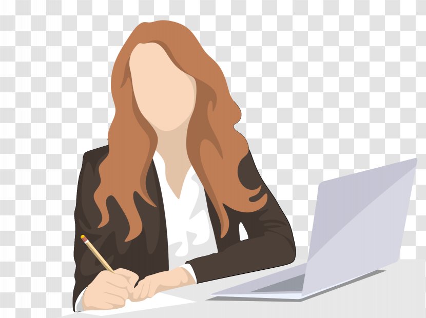 Woman Women In The Workforce Business Career Illustration - Cartoon - Women's Work Transparent PNG