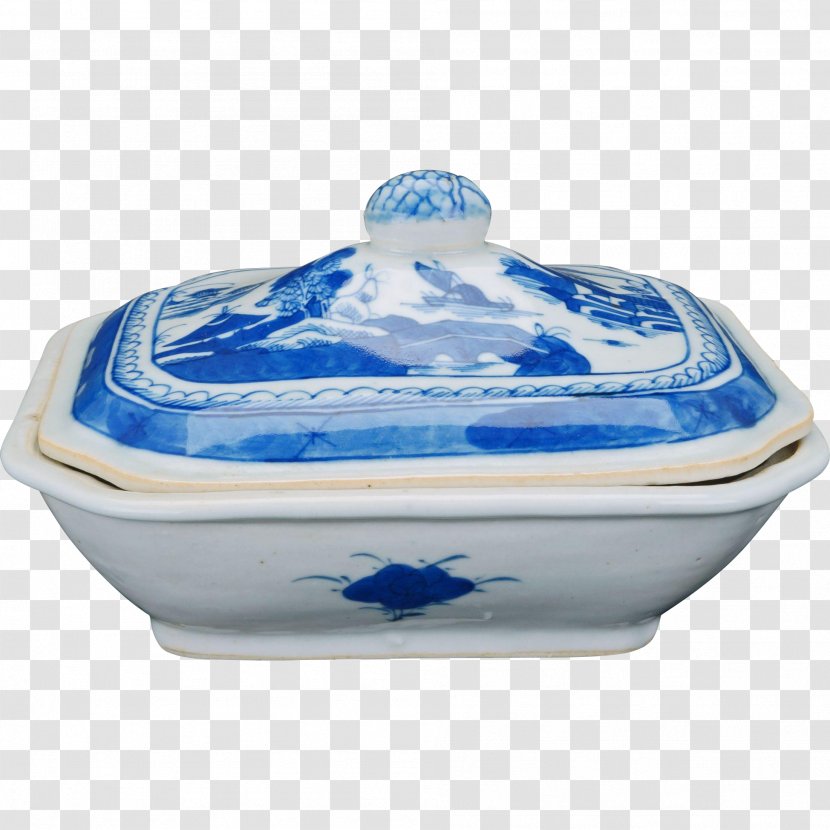 Chinese Export Porcelain Blue And White Pottery Ceramic Tableware - Glaze - Glass Transparent PNG