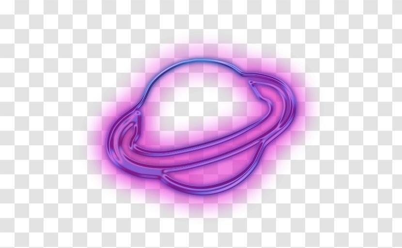 Saturn Clip Art - Ring System - Violet Transparent PNG