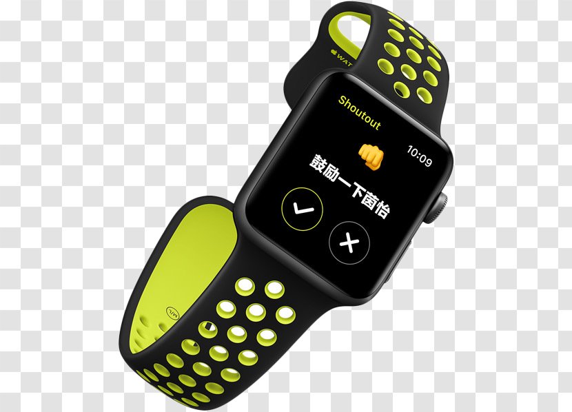 Apple Watch Series 2 Nike+ 3 - Feature Phone - Shoutout Watches Transparent PNG