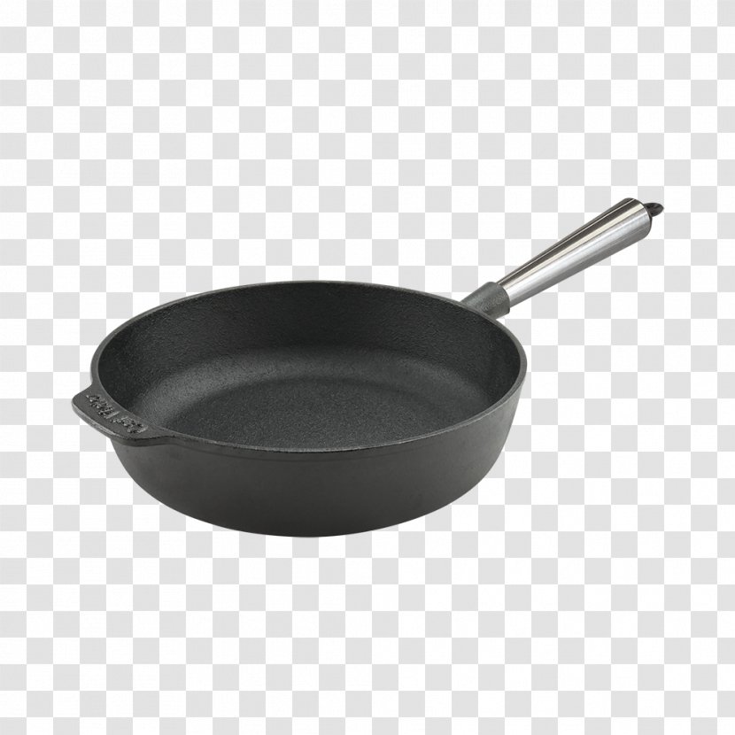 Frying Pan Cast-iron Cookware Non-stick Surface Seasoning - Stainless Steel Transparent PNG