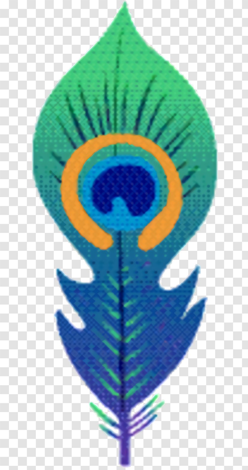 Leaf Logo - Electric Blue Transparent PNG