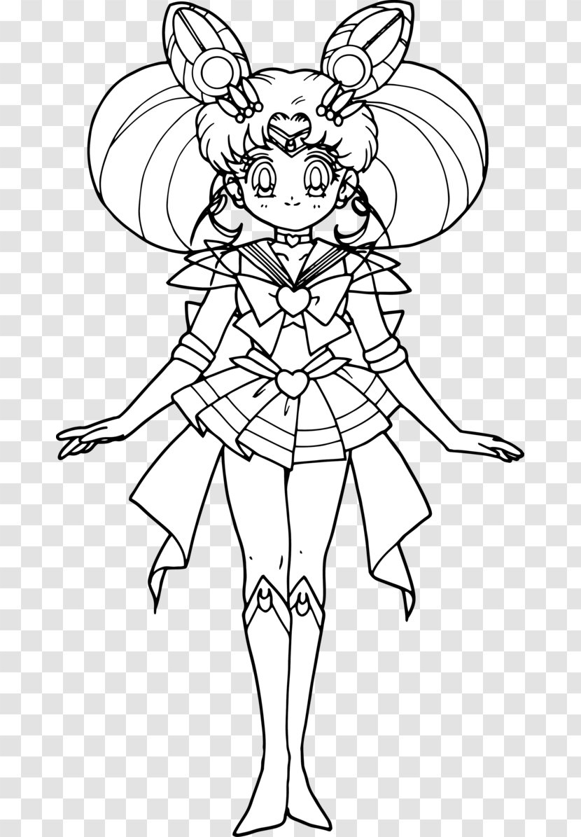 Sailor Moon Chibiusa Mercury Mars Coloring Book - Tree - Pixie Hollow Transparent PNG