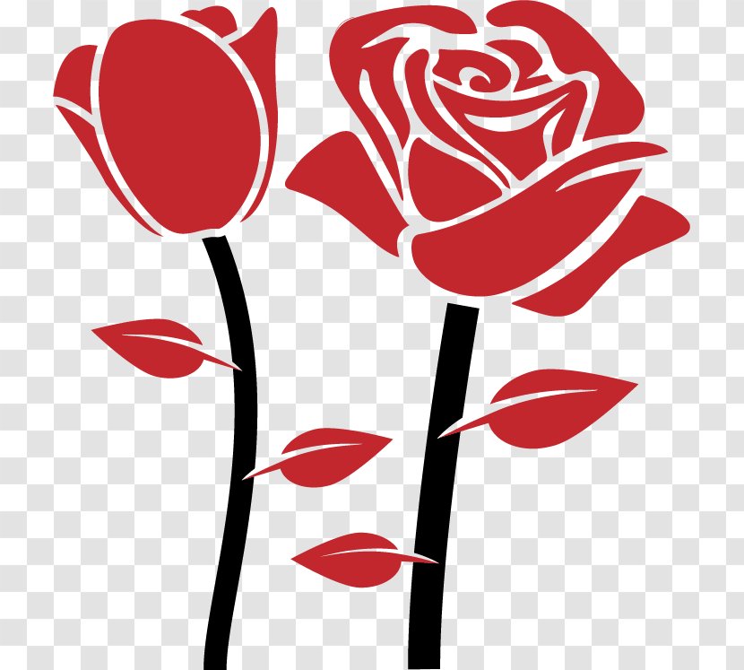 Rose Flower Clip Art - Plant - Love Petals Vector Transparent PNG