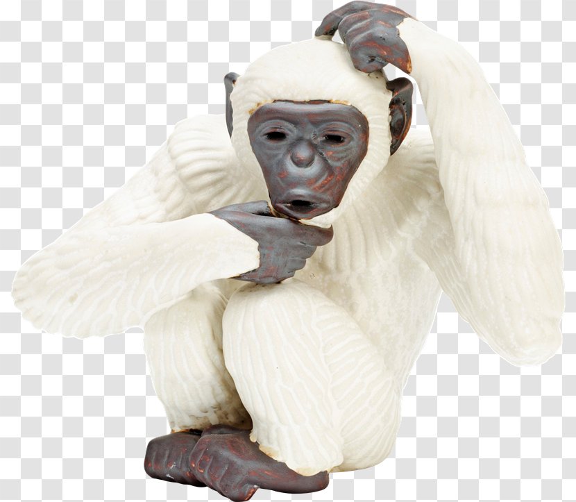 Gorilla Ape Rörstrand Monkey Stoneware - Ceramic - Vl Transparent PNG