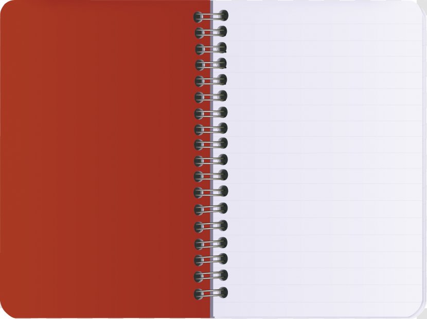 Red Notebook Font - Bill Book Transparent PNG