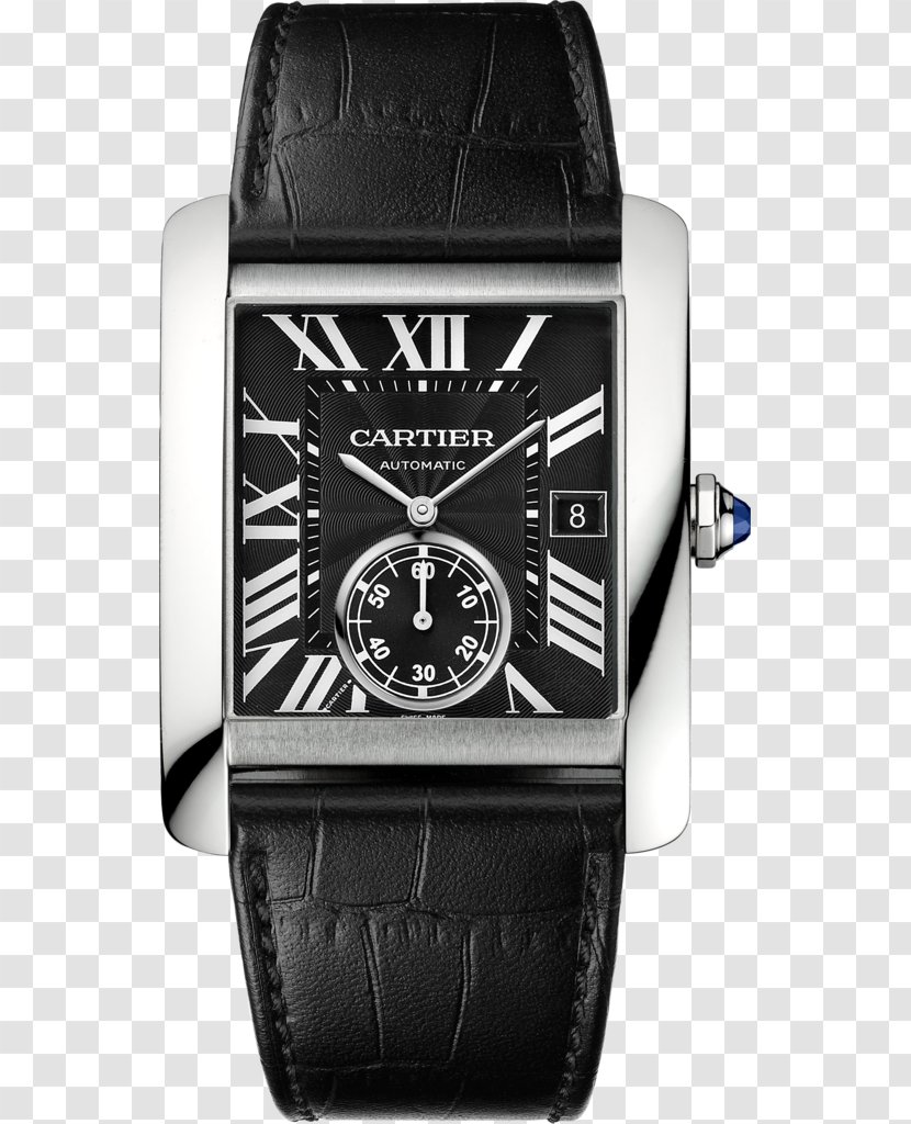 Cartier Tank Automatic Watch Movement - Skeleton - Men's Transparent PNG