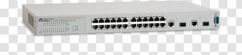 Wireless Access Points Allied Telesis Network Switch Small Form-factor Pluggable Transceiver Gigabit Ethernet - Hub - Port Transparent PNG