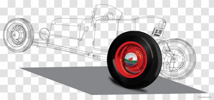 Tire Car Wheel Automotive Design - Hot Rod Transparent PNG
