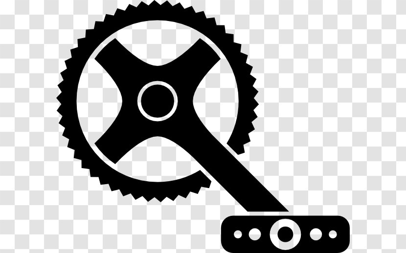 Bicycle Cranks Winch Gearing Clip Art - Drivetrain Part Transparent PNG