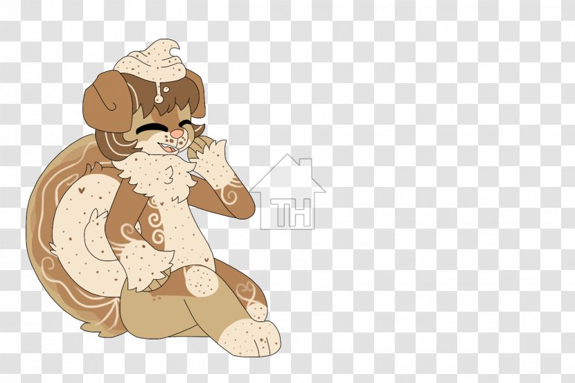 Lion Illustration Big Cat Cartoon - Starbucks Vanilla Bean Frappuccino Transparent PNG