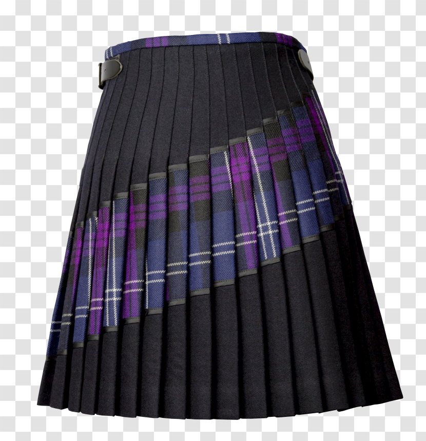 Kilt Skirt Tartan Siobhan Mackenzie Limited Highland Dress - Purple Transparent PNG