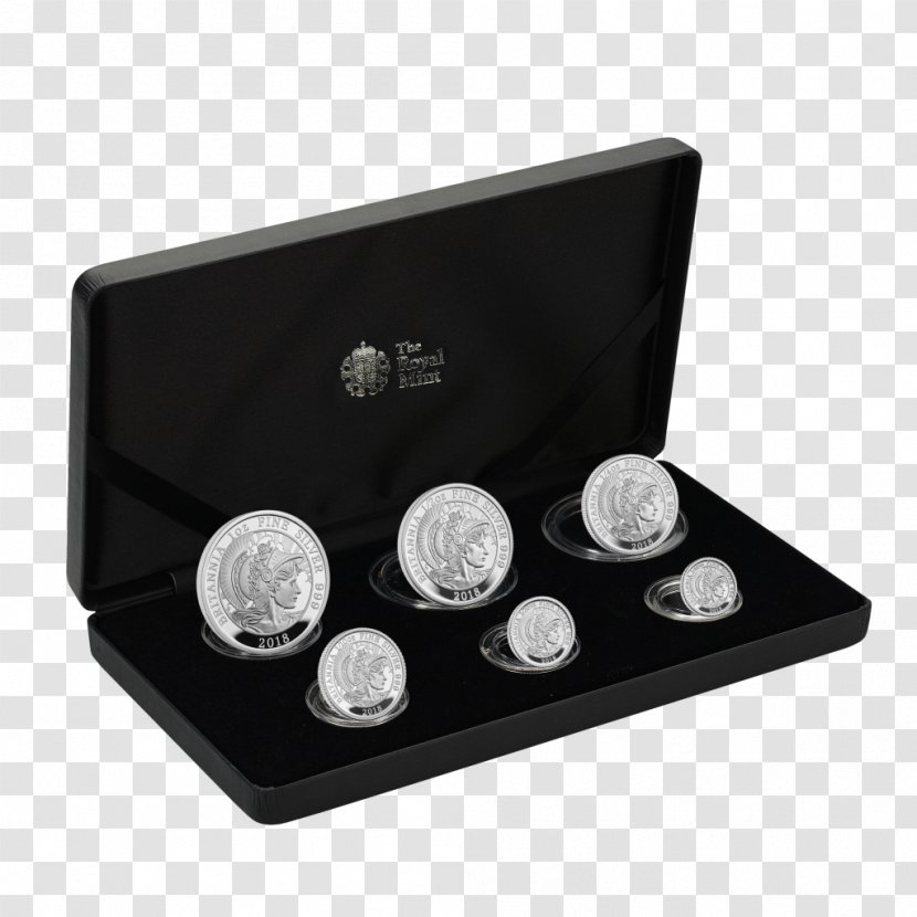 Royal Mint Britannia Proof Coinage Silver Coin - Copper Stove Box Transparent PNG