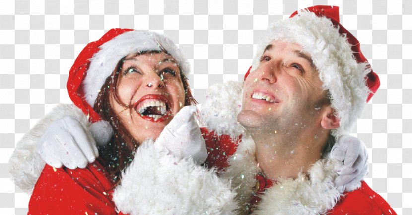 Christmas Couple Santa Claus Gift - Fun - Celebrate Transparent PNG