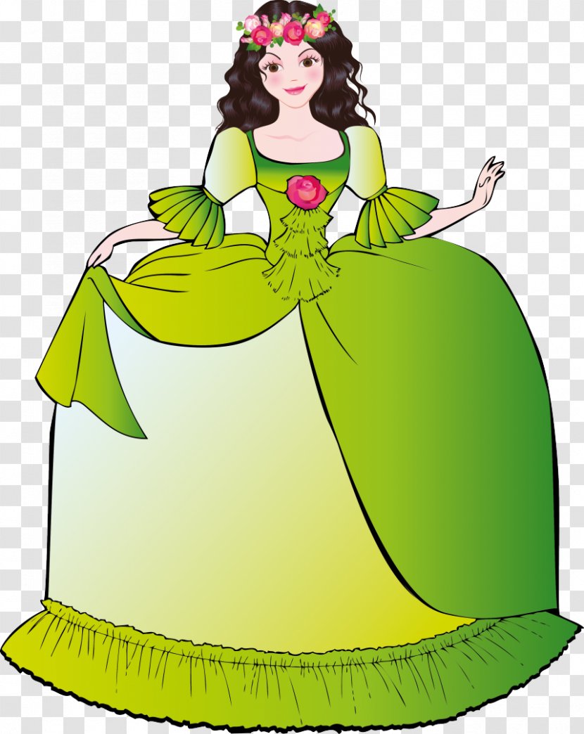 Clip Art Illustration Drawing Princess Image - Flower Transparent PNG