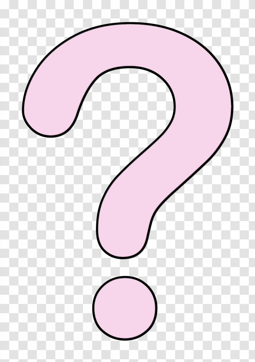 Question Mark Background - Material Property Nose Transparent PNG