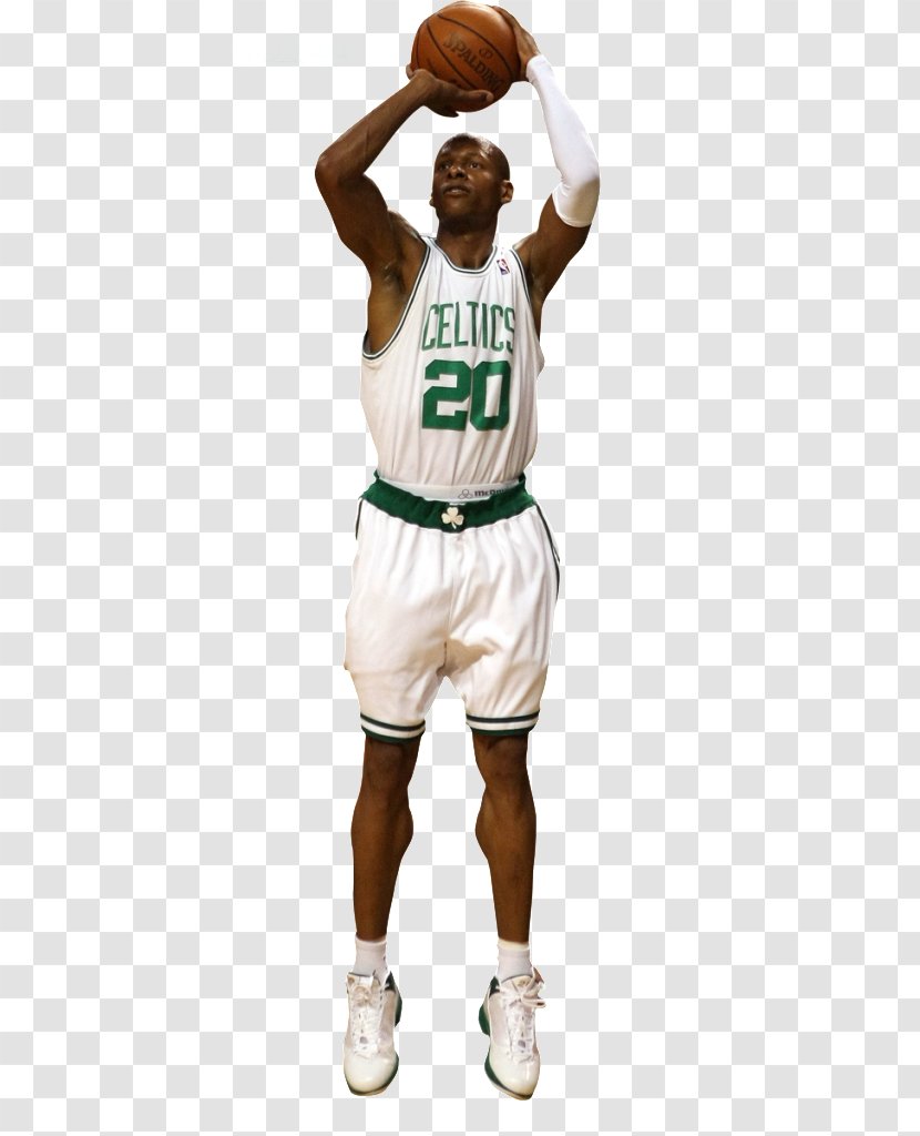 Basketball Boston Celtics T-shirt Shoulder Shorts - Shot Transparent PNG