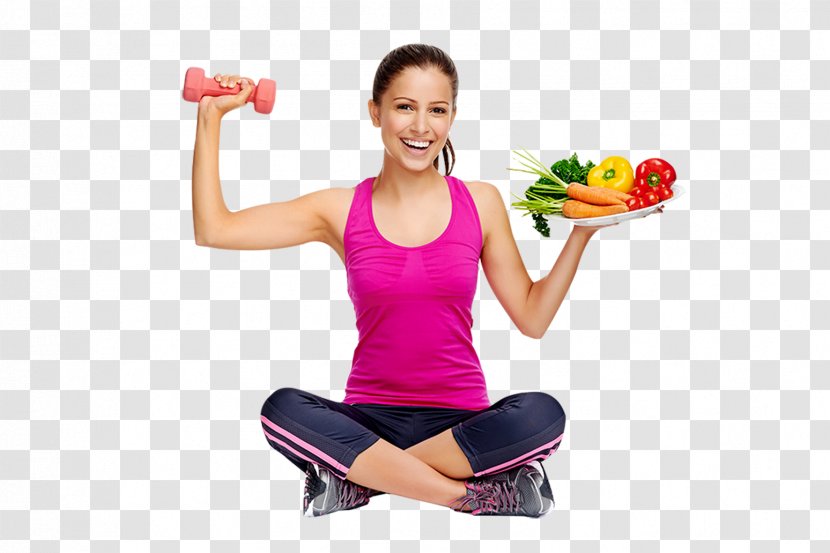 Physical Exercise Eating Healthy Diet - Cartoon - Fitness Transparent PNG