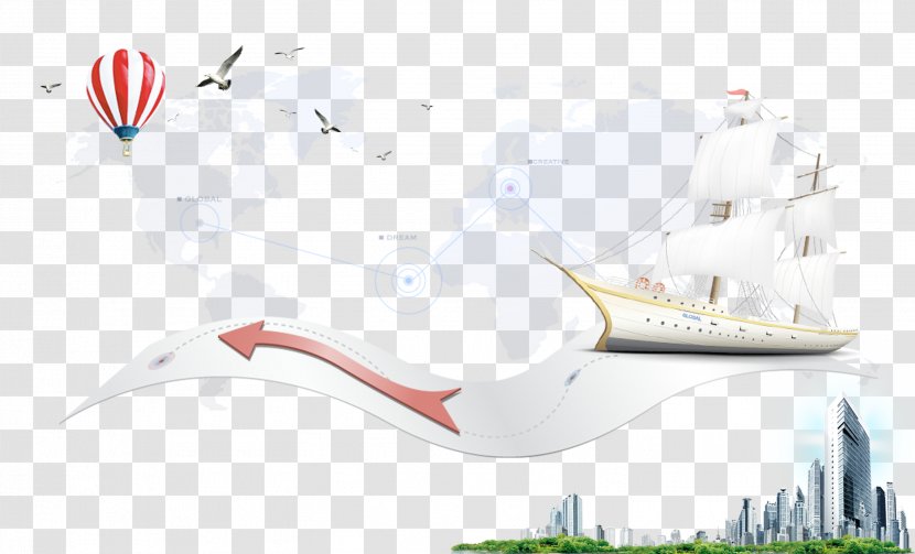 Download Creativity - Technology - Sailing On The City Transparent PNG