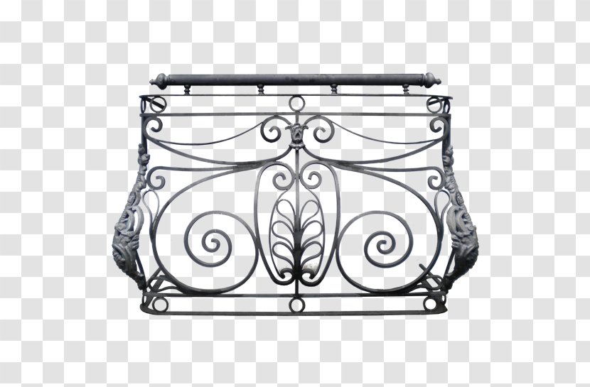Balcony Grille Fence - Iron Transparent PNG