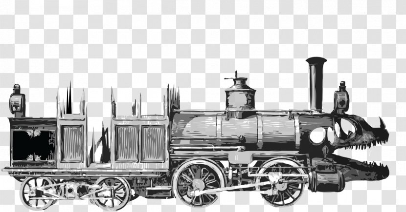 Vehicle Steam Engine Transport Locomotive Train - Car Railroad Transparent PNG