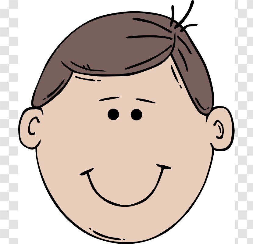 Cartoon Face Clip Art - Laughter - Boy Smiling Cliparts Transparent PNG