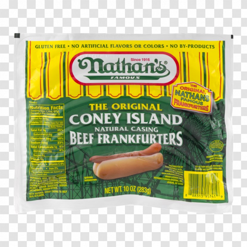 Coney Island Hot Dog Nathan's Famous Food - Grass Transparent PNG